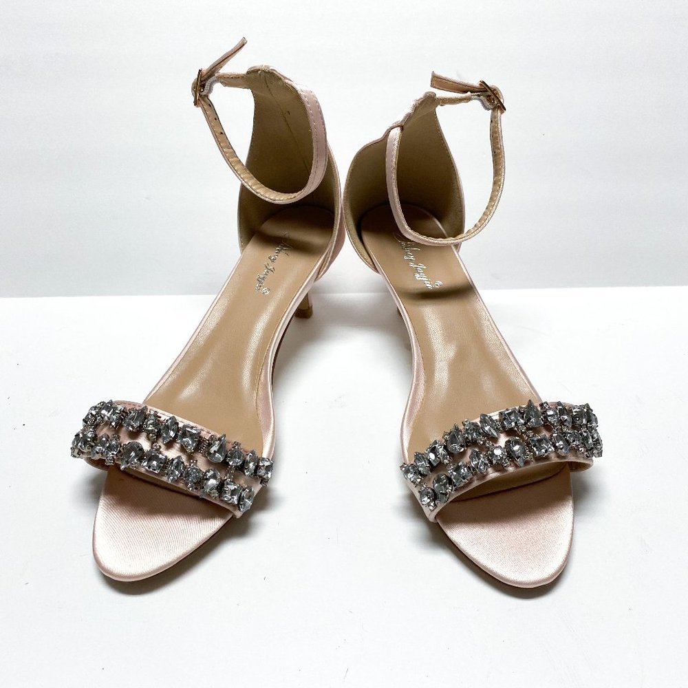 Nancy Jayjii Kitten Heel Ankle Strap Sandals